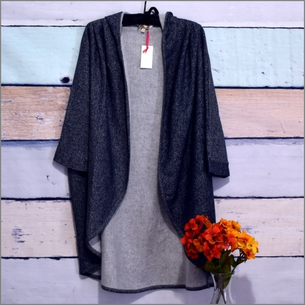 ❣️ALL FOR COLOR Hooded Kimono #f8o01p08a24r422 - Picture 3 of 8